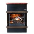 Calefactor Tas-Eme A Gas Hogar Kamin Kompakt Frontal Con Tapa Cedro