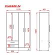 Ropero Centro Estant R4 K 4 Puertas Kaoba