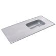 Mesada Durafort MM816 Marmol Sintetico 120X53 Gris Clara