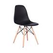 Silla Garden Life F901001 Eames Negra Patas Madera