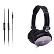 Auriculares Noblex HP107BS One Ear Con Microfono Negro/Silver