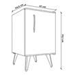 Heladera Kanji Home KNJ-48RVR Roja Vintage 48 Litros Minibar Ciclica