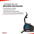 Bicicleta Magnetica Randers ARG-2534 Con Respaldo 8 Niveles Hasta 100Kg