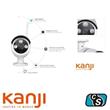 Nvr Kanji KJ-NVRW8 + 4 Camaras Wifi 8 Canales 1Tb 1080P