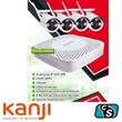 Nvr Kanji KJ-NVRW8 + 4 Camaras Wifi 8 Canales 1Tb 1080P