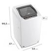 Lavarropas Gafa Digital Fit 6.5Kg 760Rpm Blanco