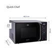 Microondas BGH B223DN20 23 Litros 700W Grill Bifuncion Negro