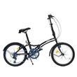 Bicicleta Randers BKE-720-A Rodado 20 Plegable 7 Velocidades Negro