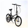 Bicicleta Randers BKE-720-A Rodado 20 Plegable 7 Velocidades Negro