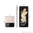 Celular Samsung Z Flip 4 6.7" 128Gb 8Gb OctaCore Rosa Oro