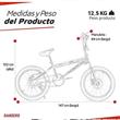 Bicicleta Randers BKE-360-A R20 Bmx Aluminio Plata