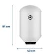 Termotanque Philco PHTS065BM 65 Litros de Colgar Eléctrico Inferior