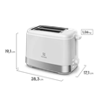 Tostadora Electrolux ETS 11 800W 8 Niveles Blanca