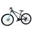 Bicicleta Randers BKE-2129-ST R29 21 Velocidades Aluminio Negro con Turquesa
