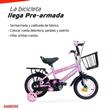 Bicicleta Randers BKE-121-B R12 Acero Niña Rosa