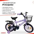 Bicicleta Randers BKE-141-B Infantil R14 Violeta