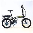 Bicicleta Randers BKE-E2001-B Electrica Plegable R20 7 Velocidades Negra