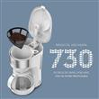 Cafetera Electrolux ECM-21 1.2 Litros 30 Tazas Blanca Anti Goteo