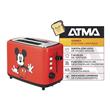 Tostadora Atma TOAT39DN 880W Electrica Roja Mickey