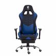 Silla Gamer Kanji KJ-488T-BB Azul y Negra Reclinable 180°