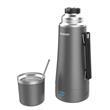 Termo Peabody PE-ETA1000/01D 1 Litro Electrico Gris Metalizado Mate y Bombilla