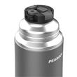 Termo Peabody PE-ETA1000/01D 1 Litro Electrico Gris Metalizado Mate y Bombilla