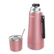 Termo Peabody PE-ET1000/01G 1 Litro Electrico Rosa Gold Mate Y Bombilla