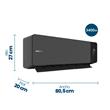 Aire Acondicionado Philco PHBKS34HA6AN 3400W Frio Calor Split Black