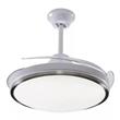 Ventilador Peabody PE-VTR421B de Techo 42" 100W Blanco Palas Retractiles