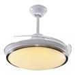 Ventilador Peabody PE-VTR421B de Techo 42" 100W Blanco Palas Retractiles