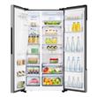 Heladera Hisense RC-70WS Acero 531 Litros No Frost Side By Side Inverter