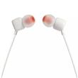 Auricular JBL JBLT110WHT In Ear con Microfono 1.2Mt Blanco