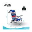Reposera Rofft RFSC541 Mochila Reclinable 6 Posiciones Aluminio
