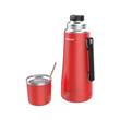 Termo Peabody PE-ET1001R Electrico 1 Litro Rojo Mate y Bombilla