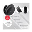 Auricular Aiwa-E.S. AVA-BT501N Bluetooth On Ear Negro Manos Libres