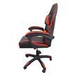 Silla Gamer Php PHPSG001BR Apoyabrazos Regulable Negra y Roja