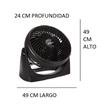 Ventilador Eiffel E-516 Turbo 16" 100W Negro 3 Velocidades