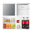 Heladera Hisense RS-12DRS 94 Litros Gris Bajo Mesada