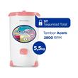 Secarropas Columbia HTS 5501 5.5Kg Centrifugo Colors Rosa