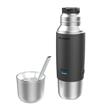 Termo Peabody PE-ETL500S 500ml Electrico Acero Mate y Bombilla