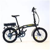 Bicicleta Randers BKE-E2001-B Electrica Plegable R20 7 Velocidades Negra