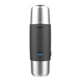 Termo Peabody PE-ETL500S 500ml Electrico Acero Mate y Bombilla