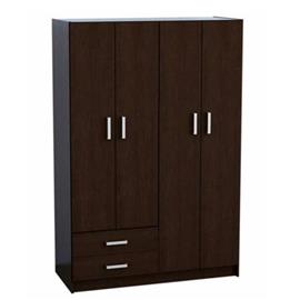 Ropero Centro Estant R4 W 4 Puertas Wengue