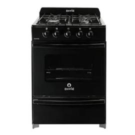 Cocina Escorial MASTER BLK Black 56Cm Negro Multigas Doble Vidrio
