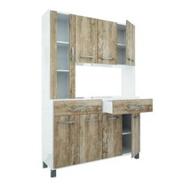 KIT Orlandi ALC. 525 Con Alacena Blanco Atakama 1.20 Murano