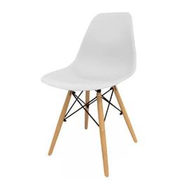 Silla Garden Life F901000 Eames Blanca Patas Madera