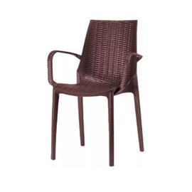 Sillon Quality Plastic 40685M Melody C/Apoya Brazo Marron