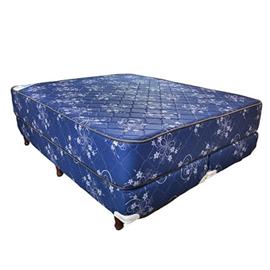 Sommier 2 Plazas Coopeflex 190X140 Con Cuerina Azul