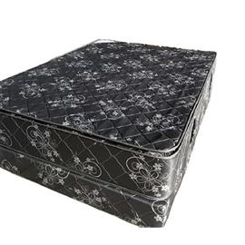 Sommier 2 Plazas Coopeflex 190X140 Con Cuerina Negro