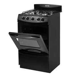 Cocina Escorial CANDOR BLK S2 GL 51Cm Negro Gas Licuado